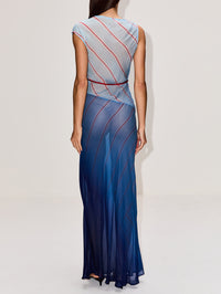 Capri Maxi Dress,ROAME,STRIPES OF SEAS,Image 4