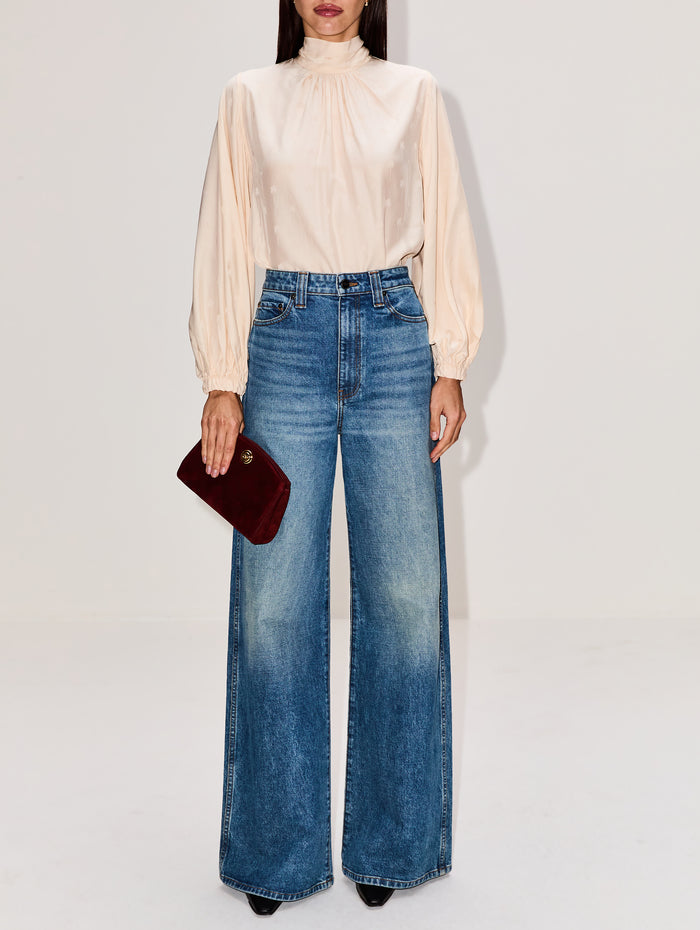 Flying Sky Top,JOHANNA ORTIZ,ECRU,Image 1