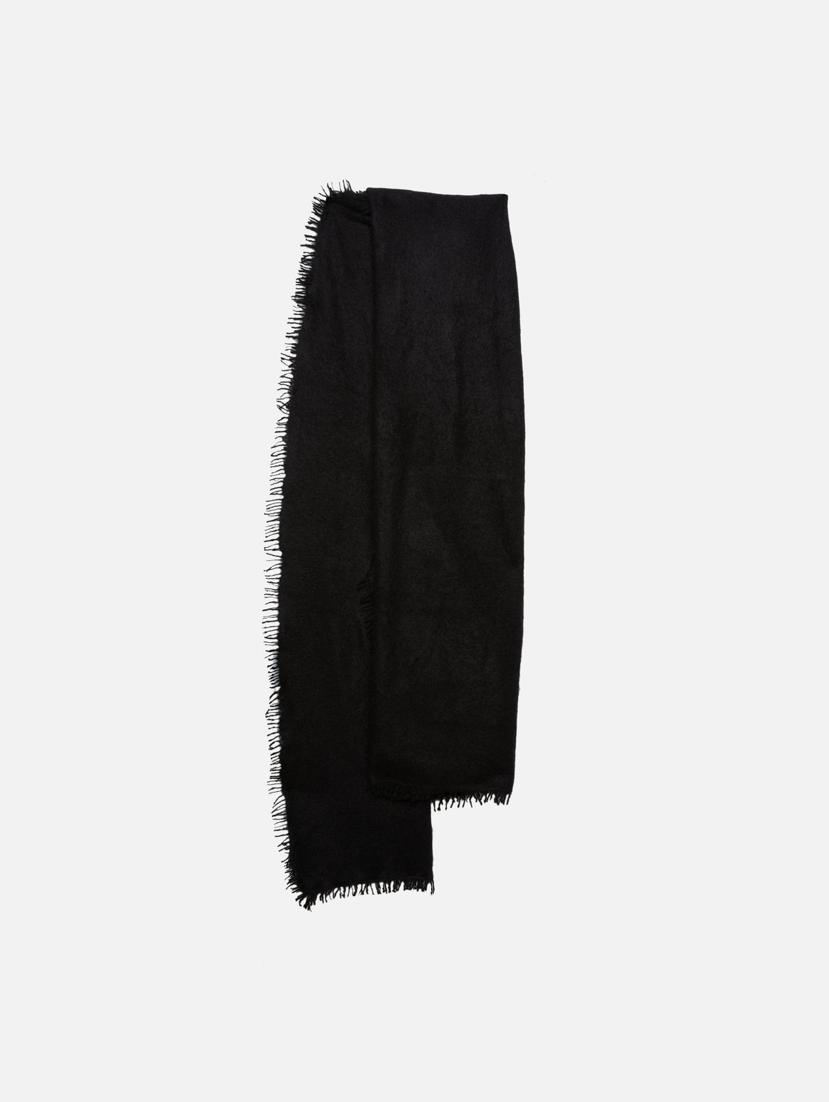 Cashmere Felted Stole,COMMUNITE,BLACK,Image 1