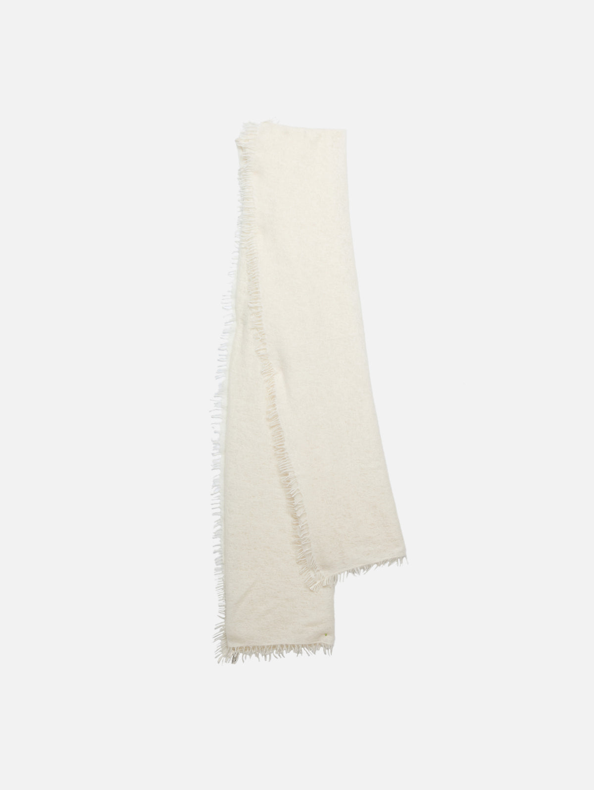 Cashmere Felted Stole,COMMUNITE,CLOUD DANCER,Image 1