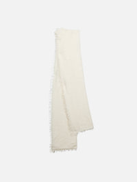 Cashmere Felted Stole,COMMUNITE,CLOUD DANCER,Image 1
