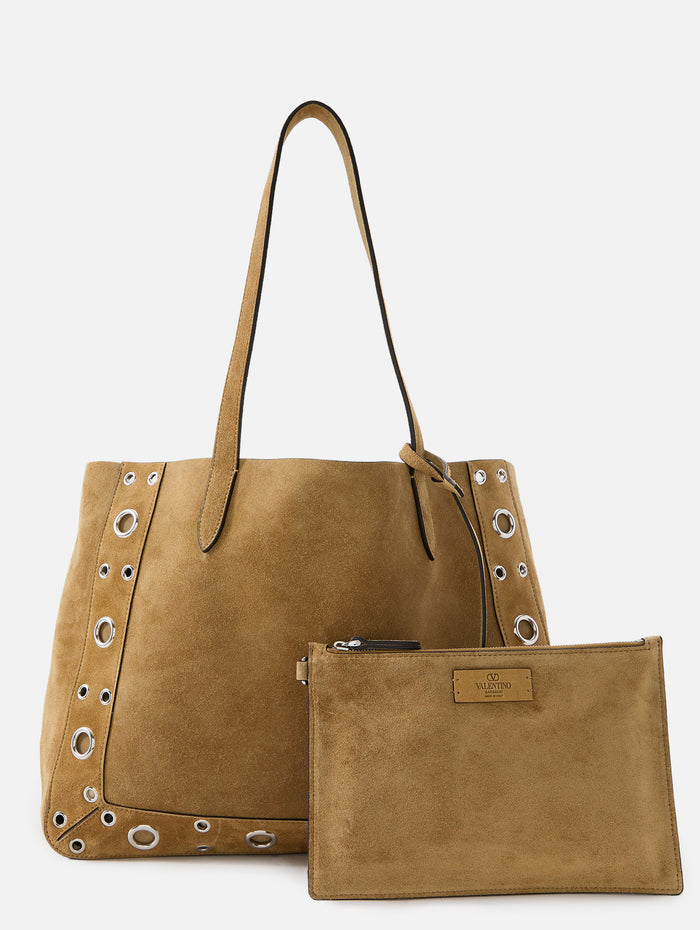 Nellcote Large Tote,VALENTINO GARAVANI,HAVANA BEIGE,Image 1