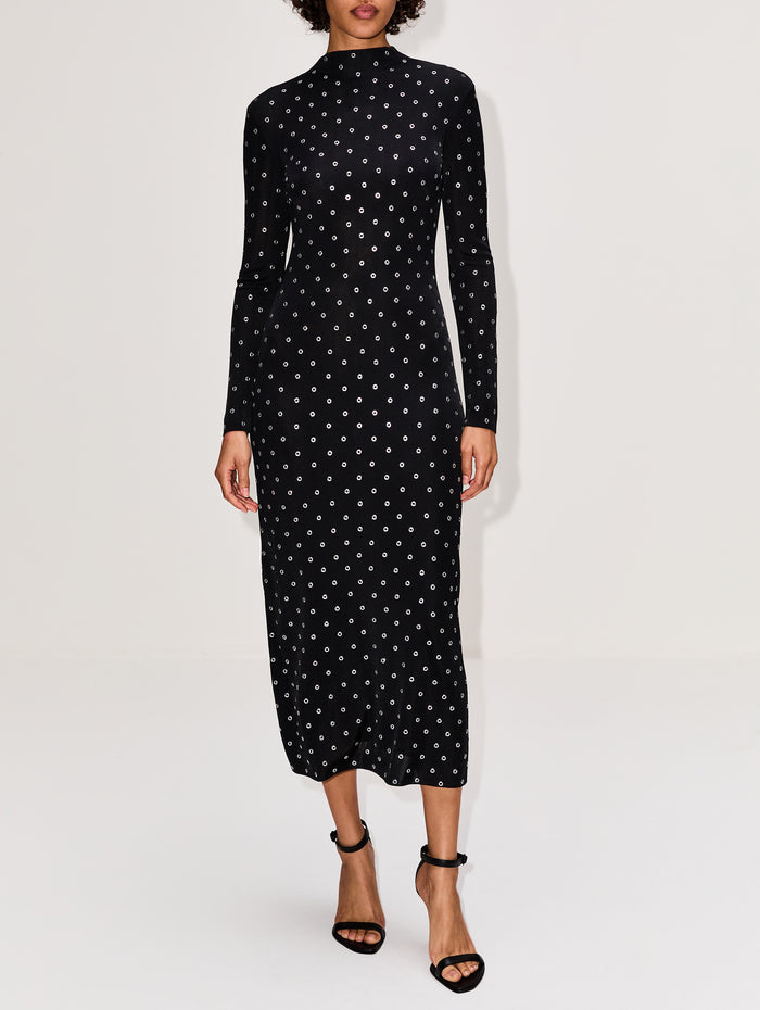 Kaplan Dress,ALTUZARRA,BLACK,Image 1