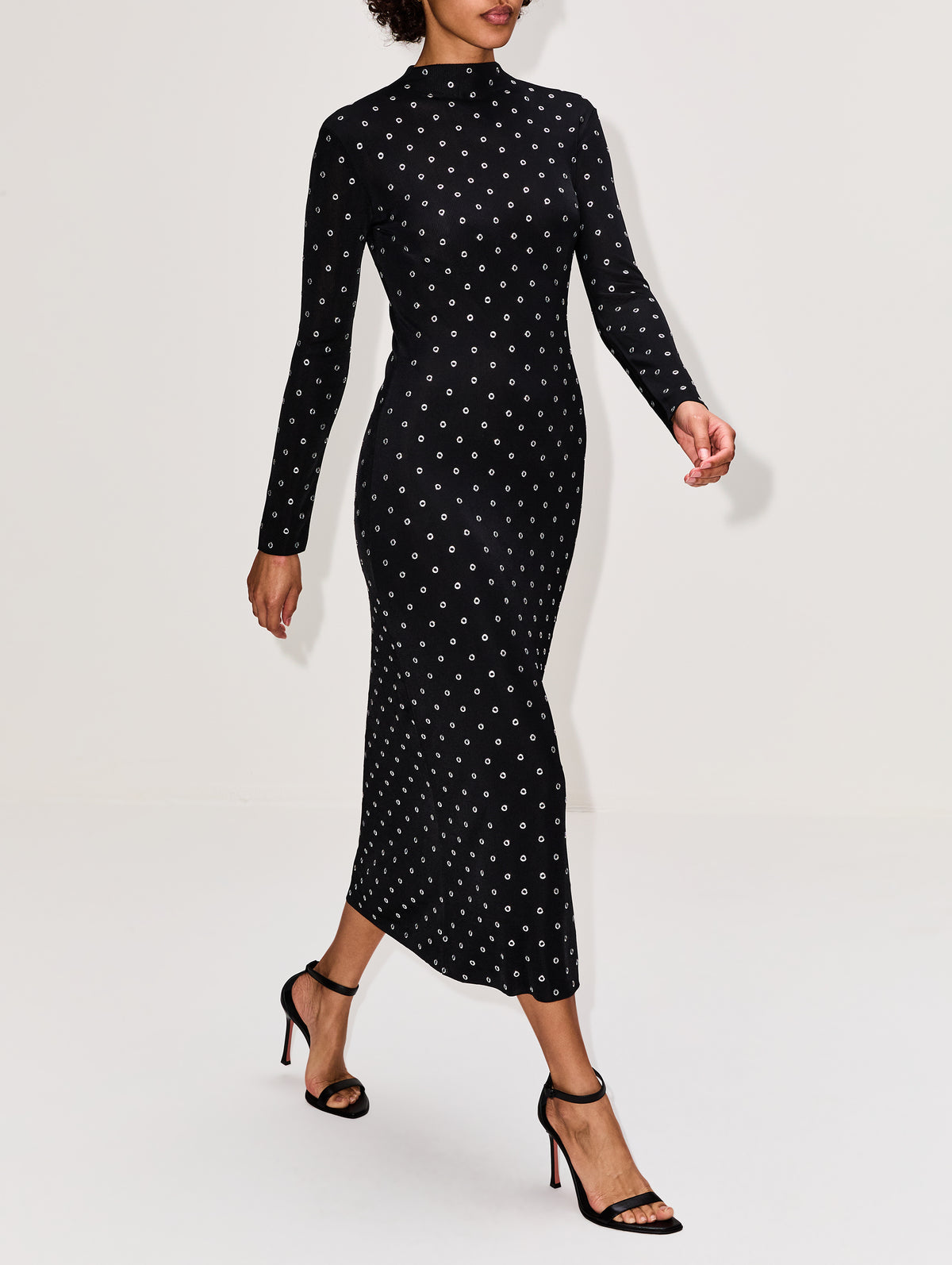 Kaplan Dress,ALTUZARRA,BLACK,Image 3