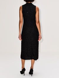 Marian Dress,ALTUZARRA,BLACK,Image 4