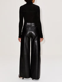 Catania Leather Trouser,ARMA,BLACK,Image 5