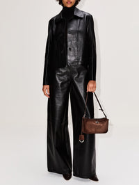 Emy Leather Jacket,ARMA,BLACK,Image 2