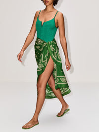 Vibrant Horizons Pareo,JOHANNA ORTIZ,LIGHT GREEN/ECRU,Image 3