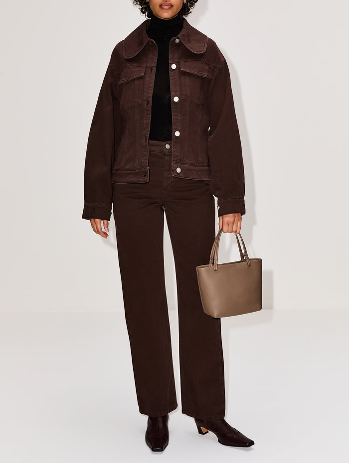Villies Jacket,BY MALENE BIRGER,CHOCOLATE CHIP,Image 1