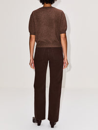 Genevra T Shirt,LISA YANG,DARK TRUFFLE,Image 3