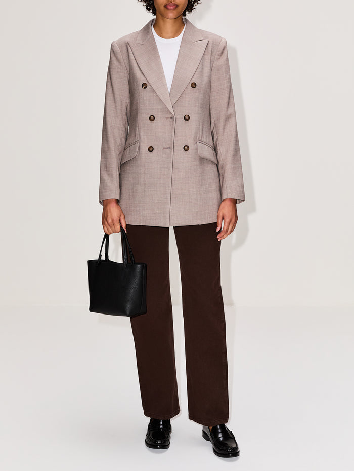 Bianca Blazer,ELYSEWALKER LABEL,TAUPE,Image 1
