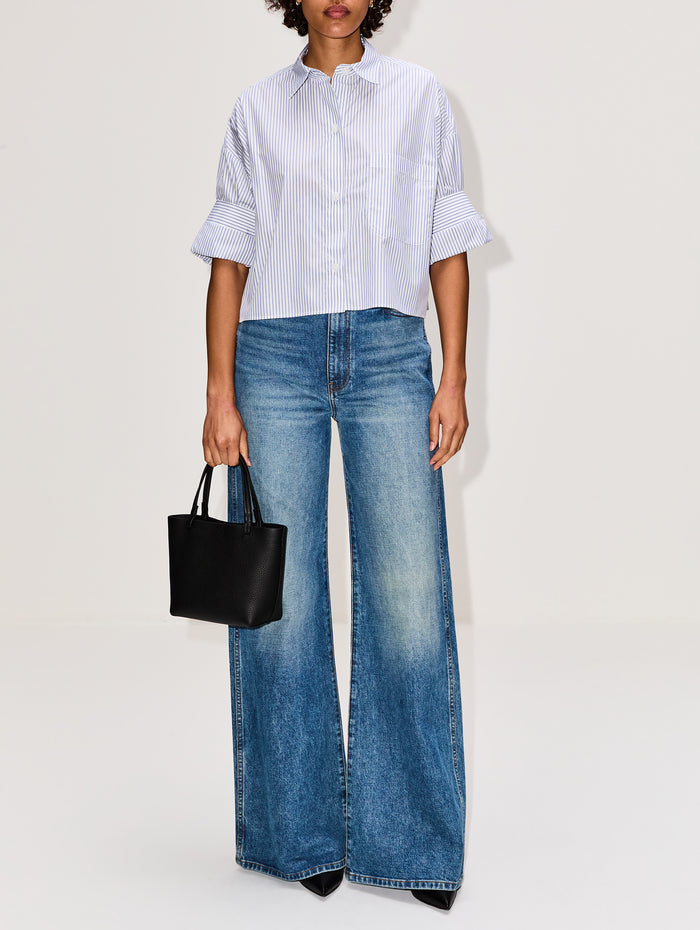 Next Ex Shirt,TWP,WHITE/MIDNIGHT,Image 1