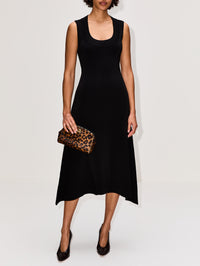 Claudia Dress,GALVAN,BLACK,Image 2