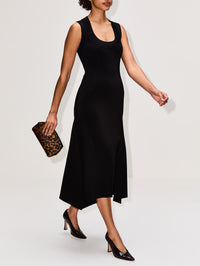 Claudia Dress,GALVAN,BLACK,Image 3