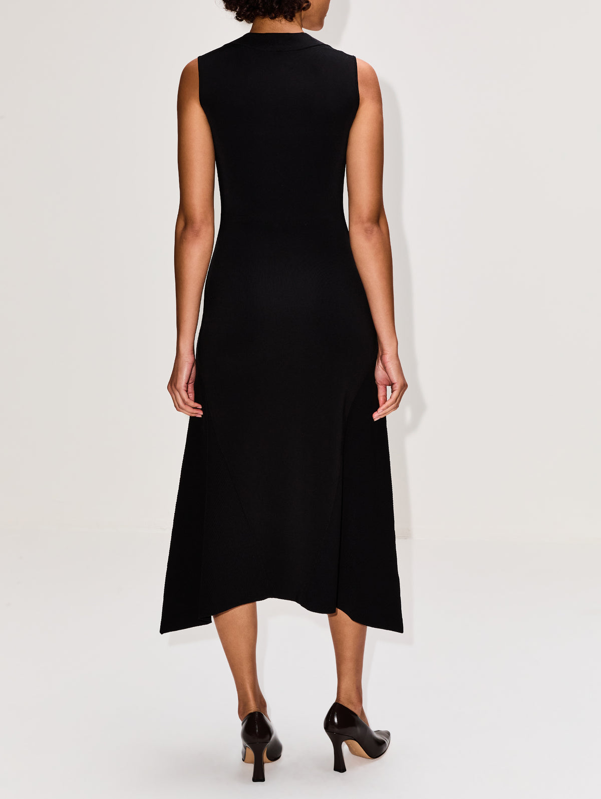 Claudia Dress,GALVAN,BLACK,Image 4