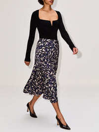 Elton Skirt,ALTUZARRA,BLACK ANIMAL,Image 3