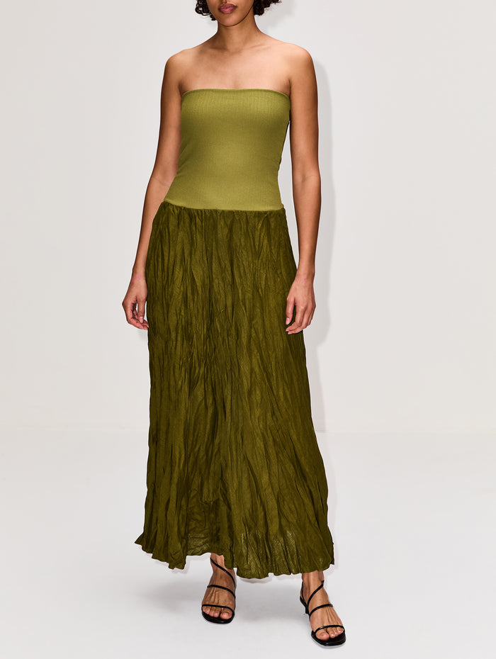 Empowerment Movement Dress,JOHANNA ORTIZ,GREEN,Image 1