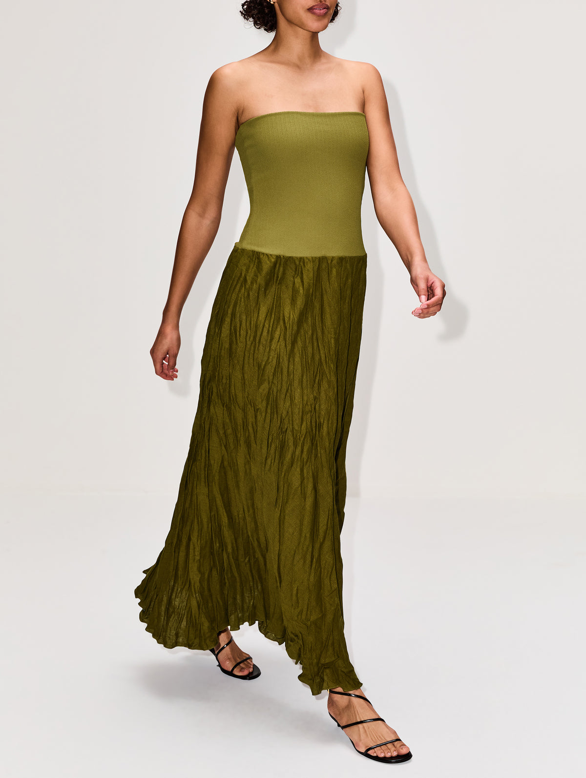 Empowerment Movement Dress,JOHANNA ORTIZ,GREEN,Image 3