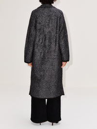 Grizzly Double Breasted Coat,GUEST IN RESIDENCE,BLACK/HEATHER GREY,Image 3