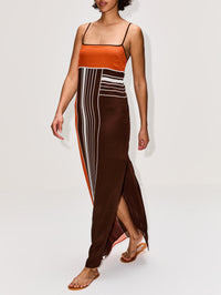 Destino Scoop Slip Dress,SIR.,PACHA STRIPE,Image 3