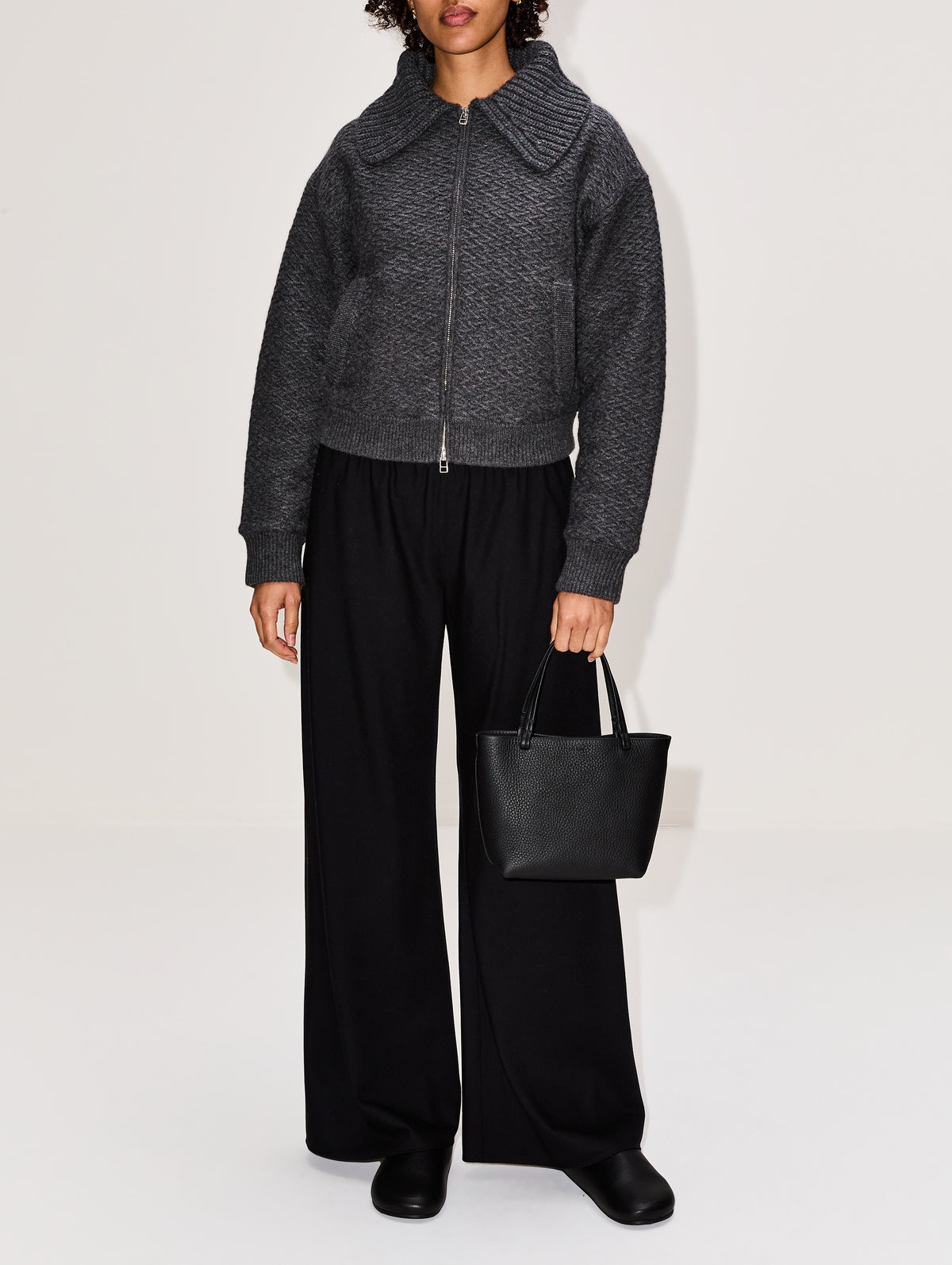 Cross Country Bomber,GUEST IN RESIDENCE,CHARCOAL,Image 2