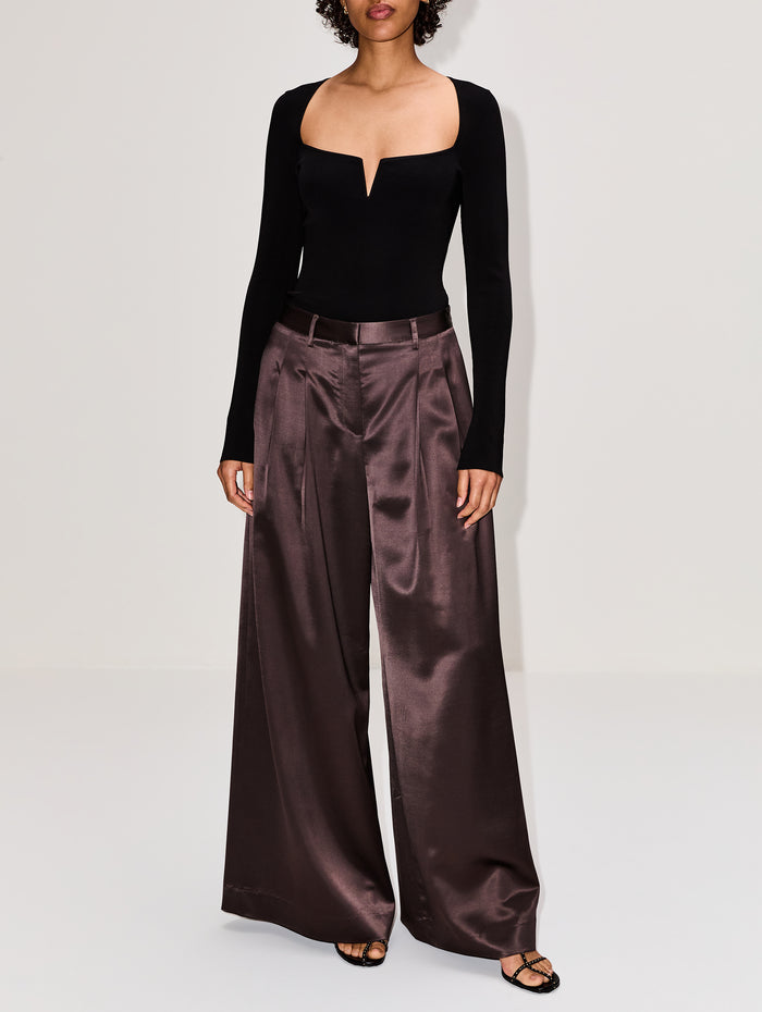 Avery Pant,TWP,CHOCOLATE TORTE,Image 1