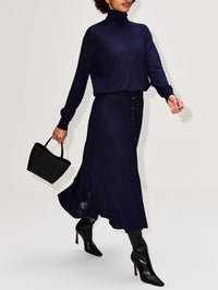 The Skirted One Skirt,TWP,NAVY,Image 3