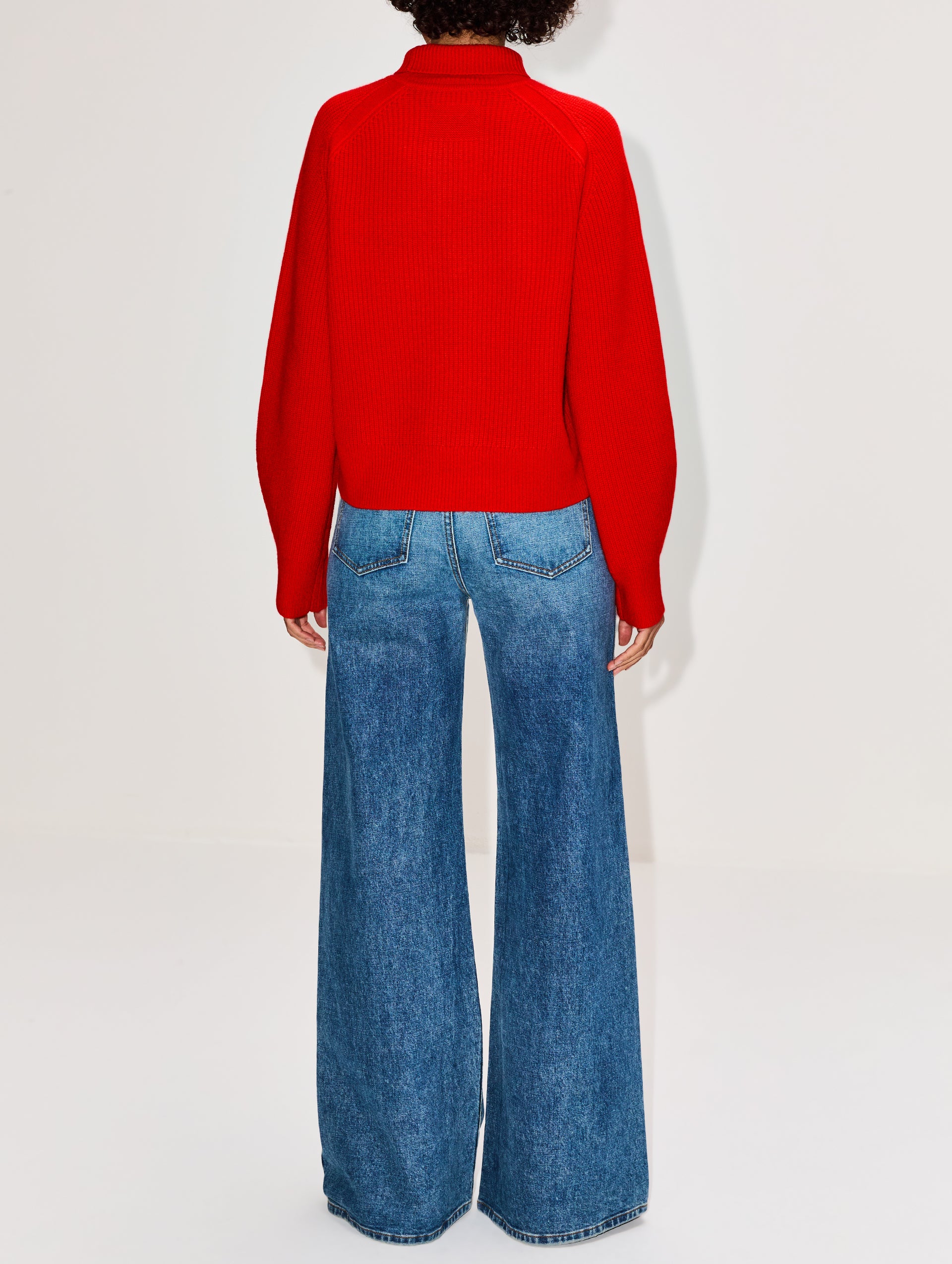 Cropped Rib Turtleneck | GUEST IN RESIDENCE | elysewalker