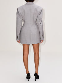 Longline Blazer,WARDROBE.NYC,GREY MARL,Image 3