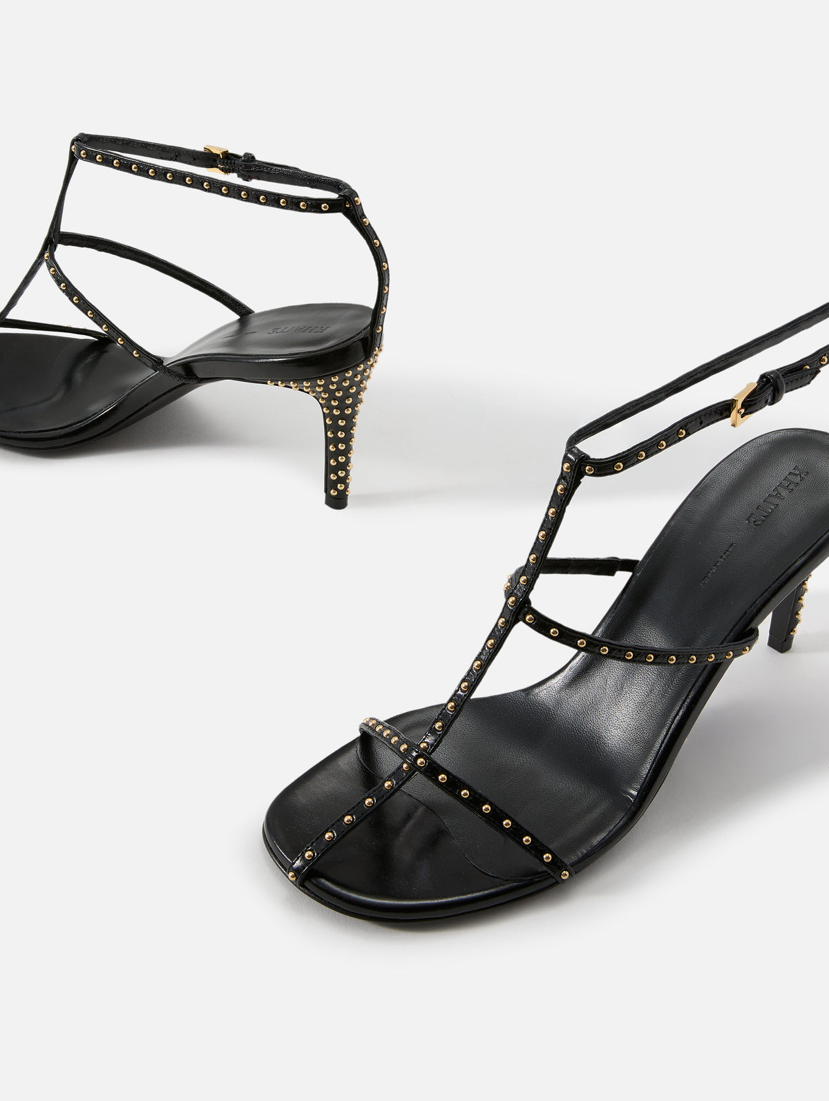 Cage Sandal,KHAITE,BLACK,Image 2