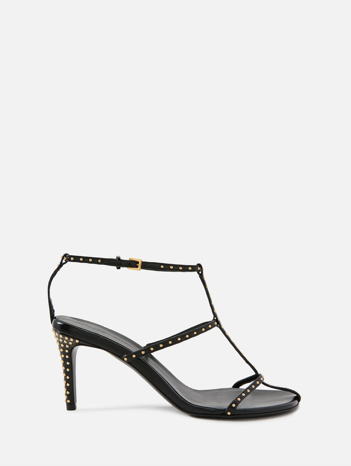 Cage Sandal,KHAITE,BLACK,Image 1