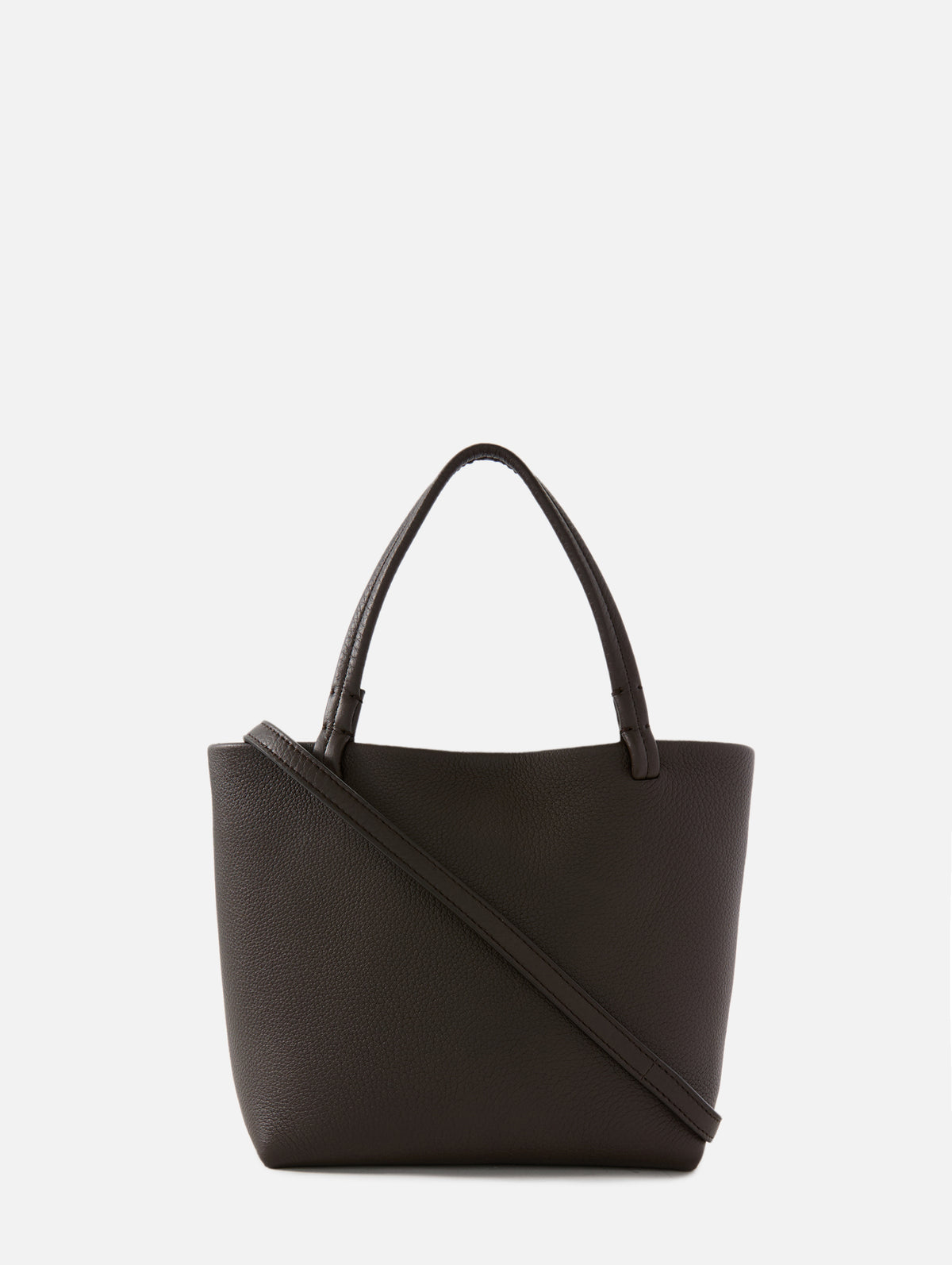 Small Park Tote,THE ROW,DEEP BROWN,Image 3