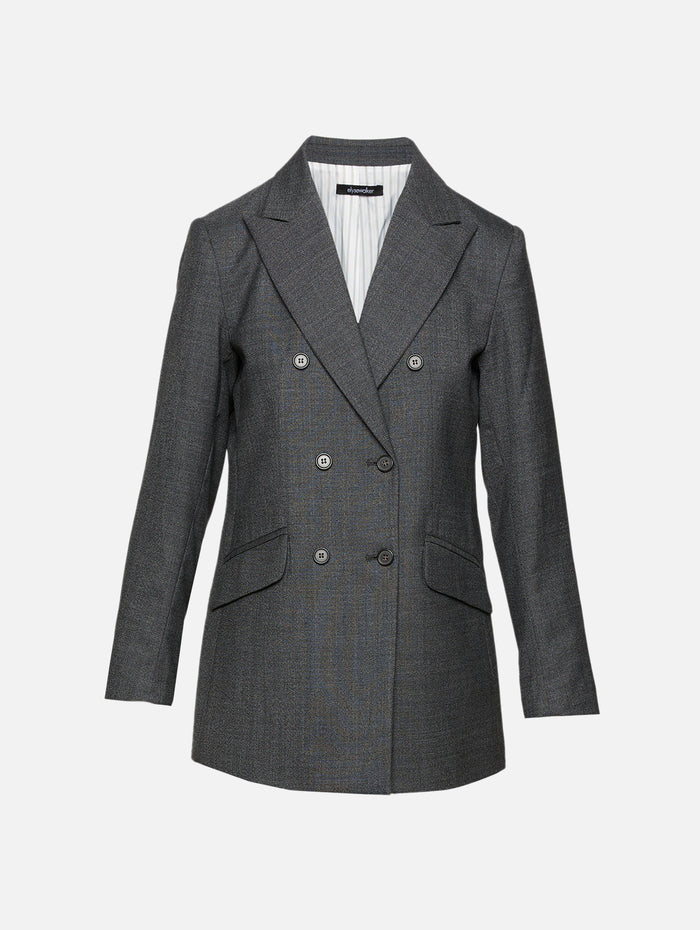 Bianca Blazer,ELYSEWALKER LABEL,SPECKLED GREY,Image 1