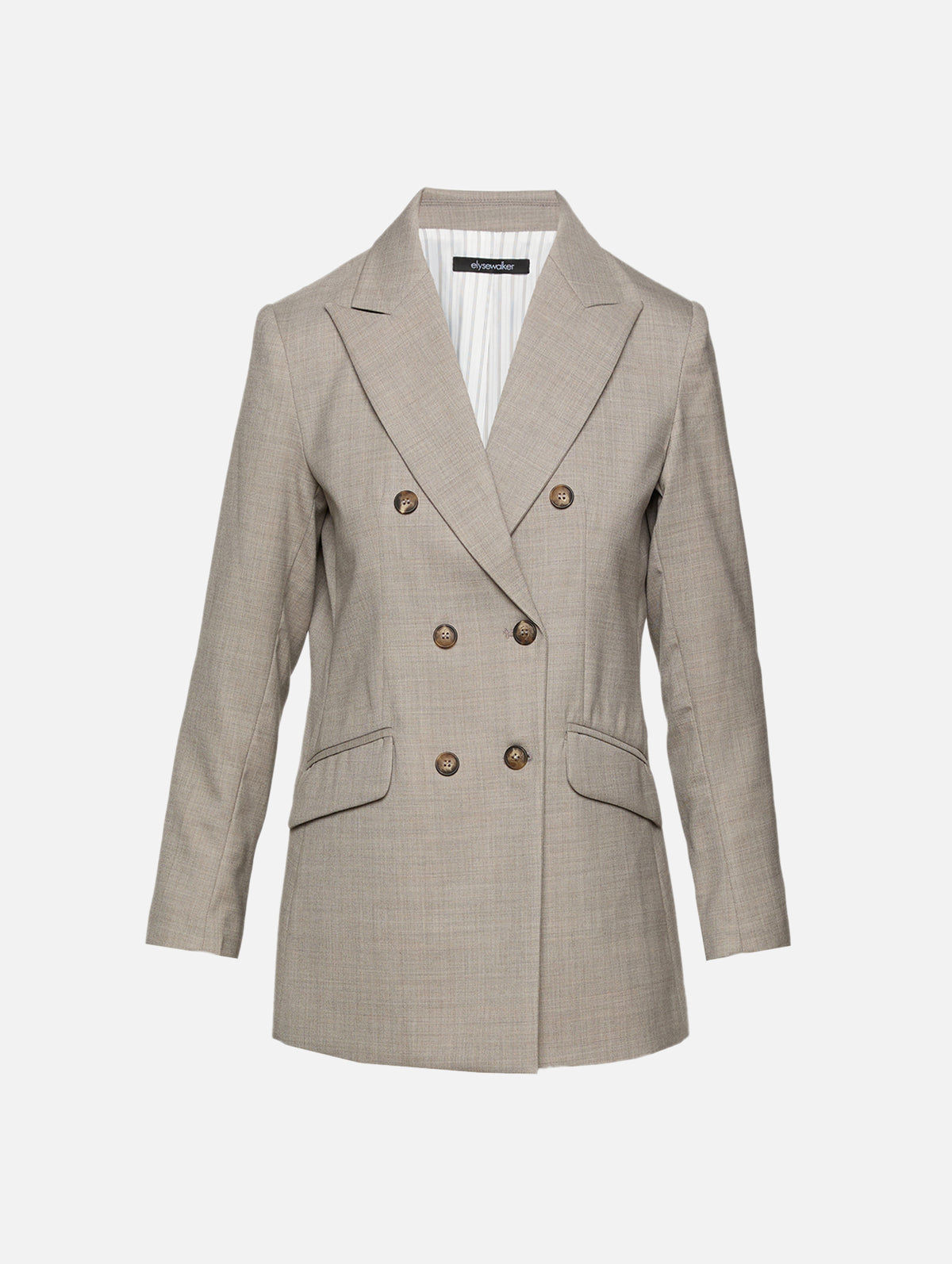Bianca Blazer,ELYSEWALKER LABEL,TAUPE,Image 1
