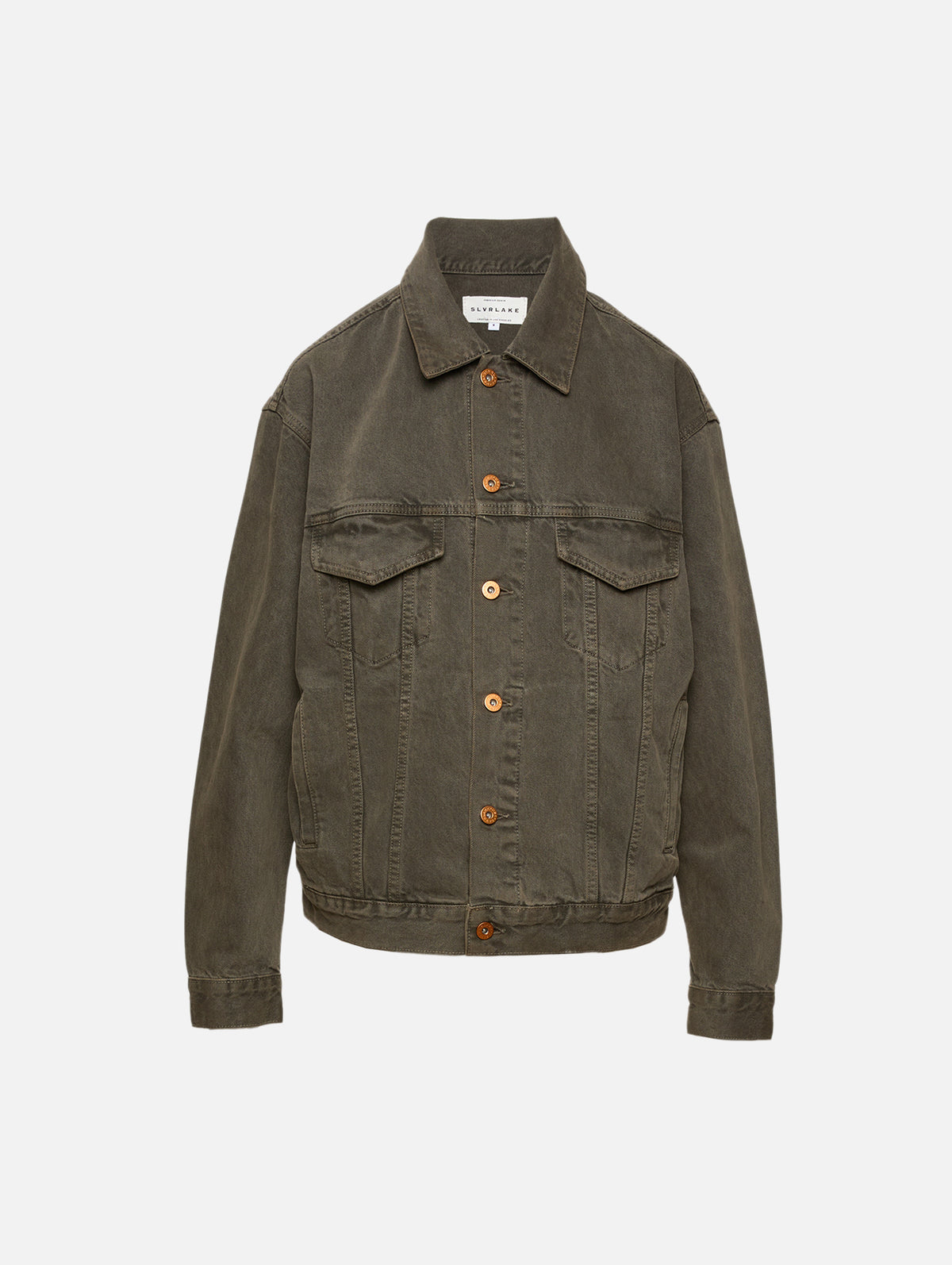 Boyfriend Trucker Jacket,SLVRLAKE,KEYSTONE MOUNTAIN,Image 1