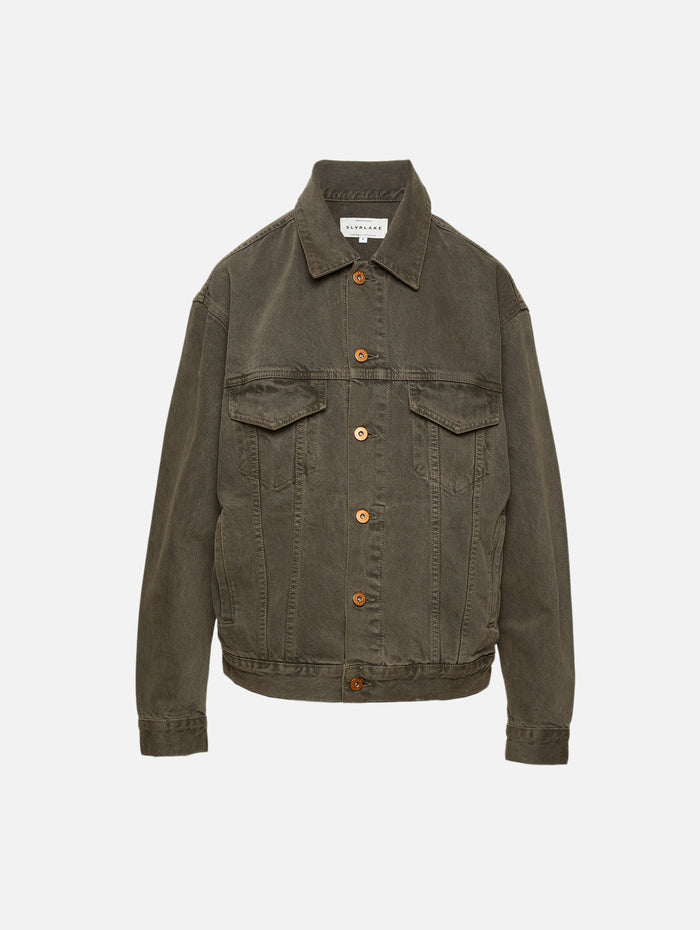 Boyfriend Trucker Jacket,SLVRLAKE,KEYSTONE MOUNTAIN,Image 1