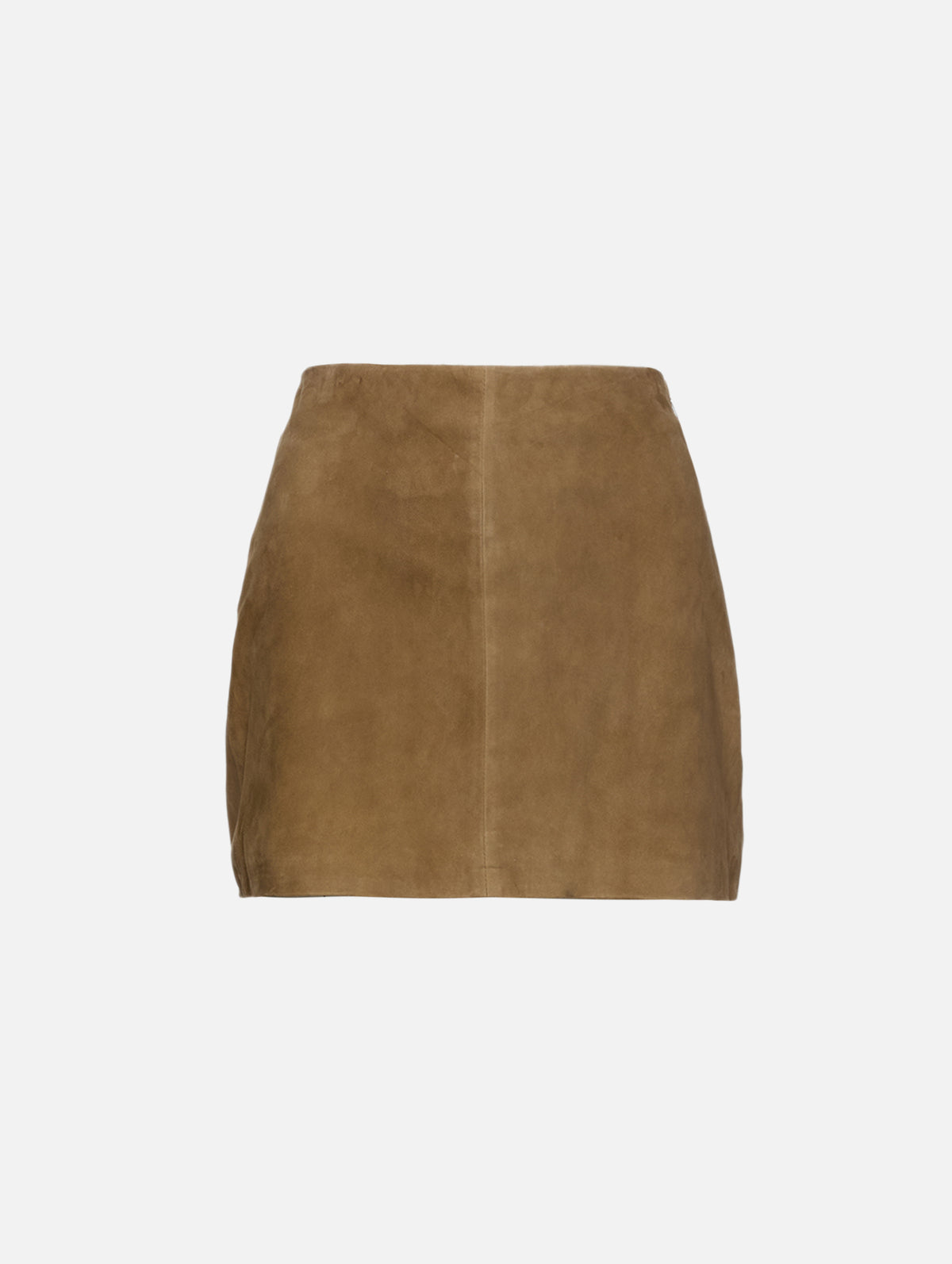 Melody Suede Skirt,ARMA,OLIVE,Image 1