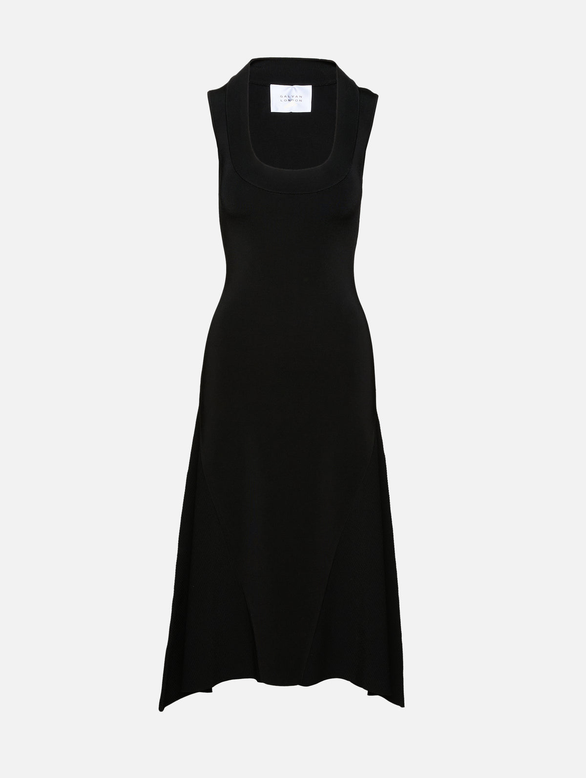 Claudia Dress,GALVAN,BLACK,Image 1