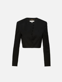 Scallop Edge Jacket,CHLOÉ,BLACK,Image 1