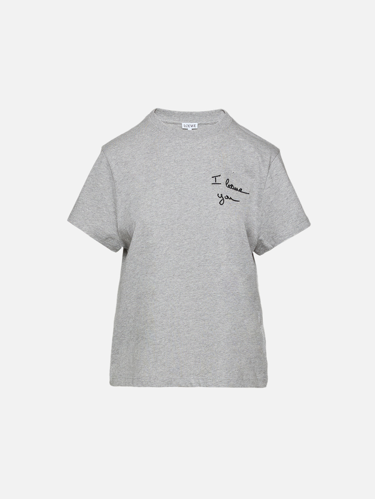 Regular Fit T Shirt,LOEWE,GREY MELANGE,Image 1