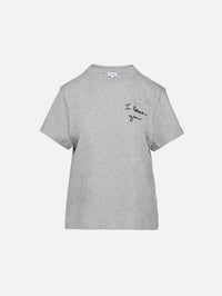 Regular Fit T Shirt,LOEWE,GREY MELANGE,Image 1