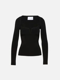 Freya Top,GALVAN,BLACK,Image 1