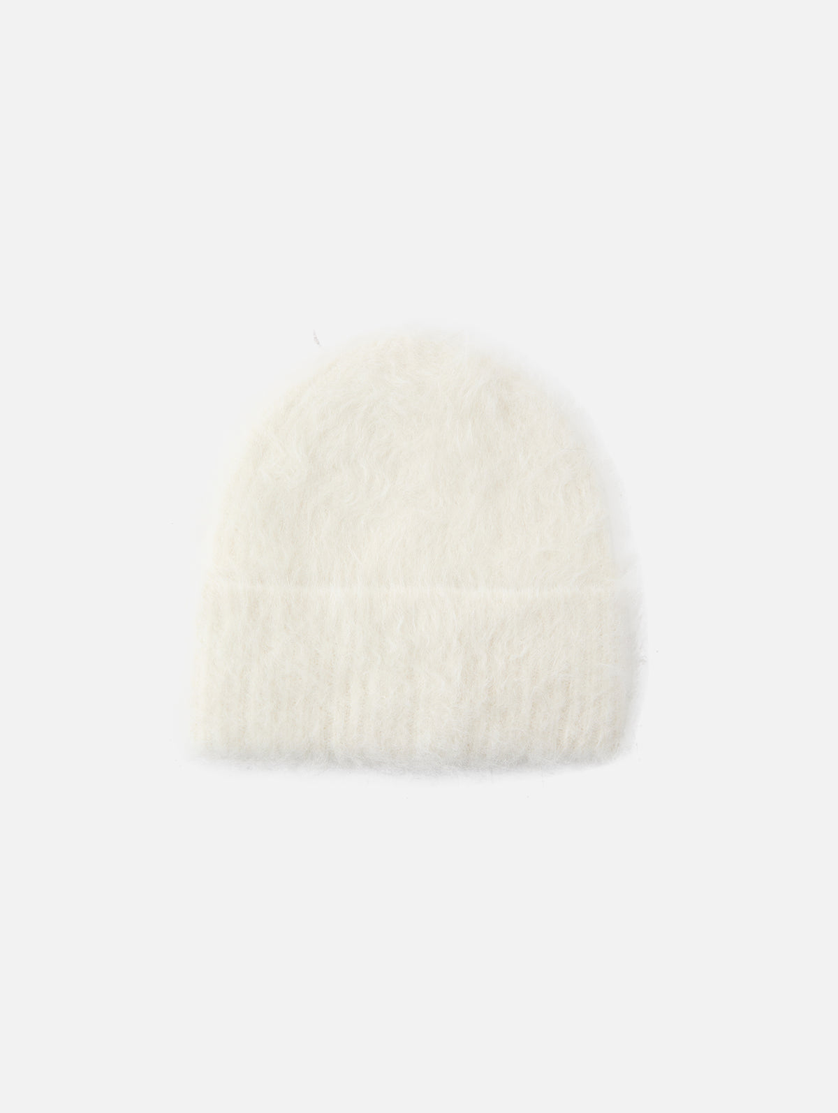Knit Beanie,TOTÉME,ECRU,Image 1