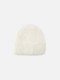 Knit Beanie,TOTÉME,ECRU,Image 1