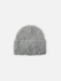 Knit Beanie,TOTÉME,GREY MELANGE,Image 1