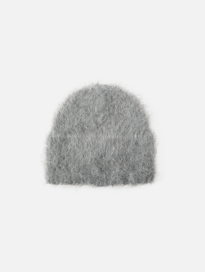 Knit Beanie,TOTÉME,GREY MELANGE,Image 1