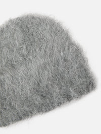 Knit Beanie,TOTÉME,GREY MELANGE,Image 2