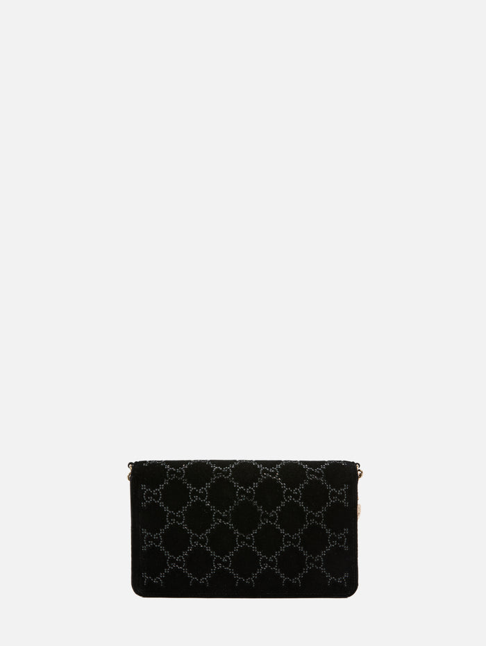GG Marmont Chain Wallet,GUCCI,BLACK CRYSTAL,Image 1