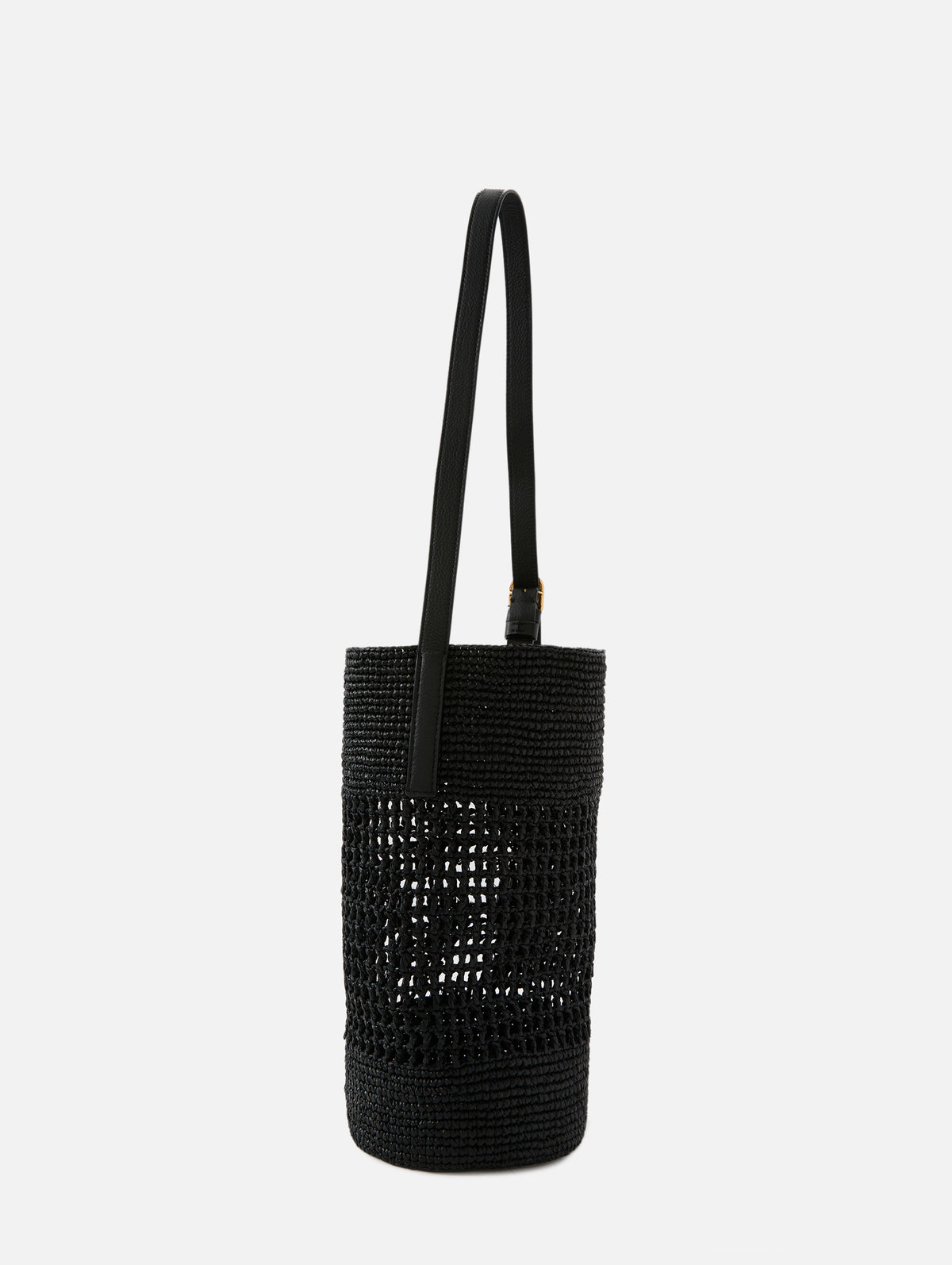 Billie Small Bucket Bag,KHAITE,BLACK,Image 3