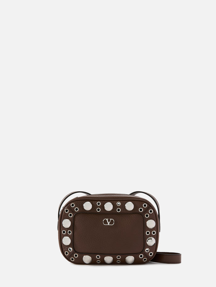 Nellcote Crossbody Bag,VALENTINO GARAVANI,BROWN,Image 1